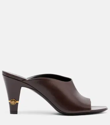 Versace Giulietta leather mules | Thumbnail 4