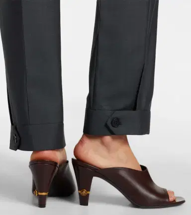 Versace Giulietta leather mules | Thumbnail 5