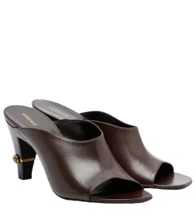 Versace Giulietta leather mules | Thumbnail 1