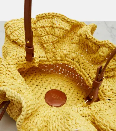 Aquazzura Paradise raffia clutch | Thumbnail 4 Aquazzura Paradise raffia clutch | Thumbnail 4