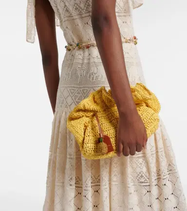 Aquazzura Paradise raffia clutch | Thumbnail 6 Aquazzura Paradise raffia clutch | Thumbnail 6
