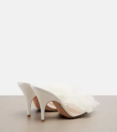 Gianvito Rossi Floral-appliqué PVC mules | Thumbnail 2 Gianvito Rossi Floral-appliqué PVC mules | Thumbnail 2