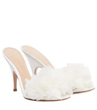 Gianvito Rossi Floral-appliqué PVC mules | Thumbnail 1 Gianvito Rossi Floral-appliqué PVC mules | Thumbnail 1