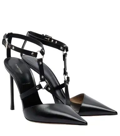 Tom Ford Harness leather slingback pumps | Thumbnail 1