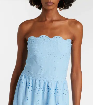 Melissa Odabash Sophie broderie anglaise cotton maxi dress | Thumbnail 3