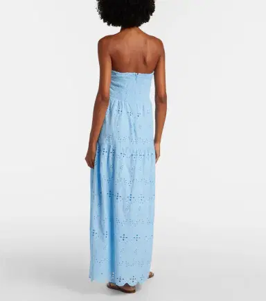 Melissa Odabash Sophie broderie anglaise cotton maxi dress | Thumbnail 5