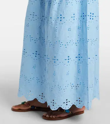 Melissa Odabash Sophie broderie anglaise cotton maxi dress | Thumbnail 6