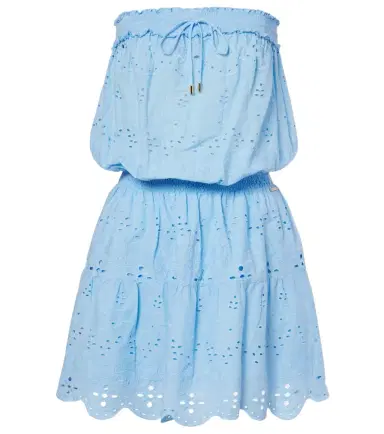 Melissa Odabash Colette broderie anglaise cotton minidress | Thumbnail 1