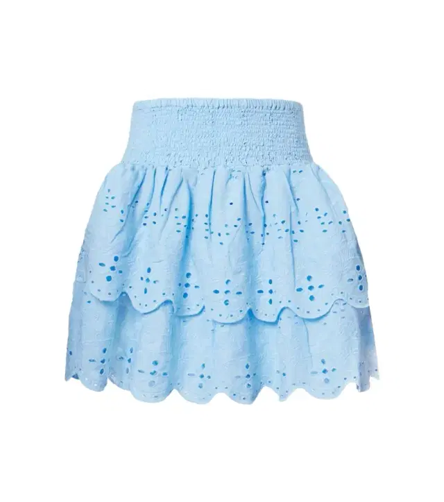 Riri broderie anglaise cotton miniskirt