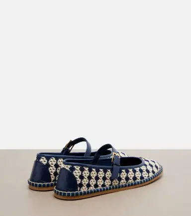 Valentino Garavani La Cruisette crochet Mary Jane flats | Thumbnail 2