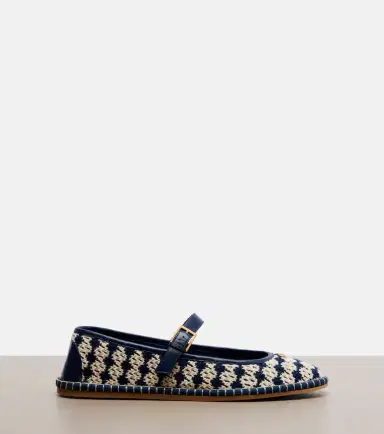Valentino Garavani La Cruisette crochet Mary Jane flats | Thumbnail 3