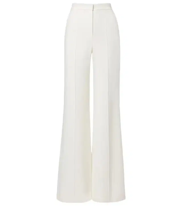 Elie Saab High-rise cady wide-leg pants