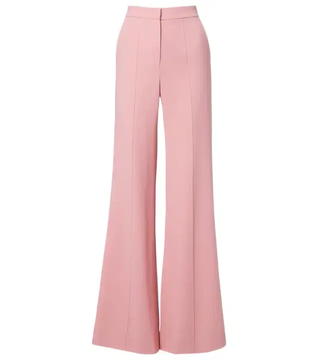 Elie Saab High-rise cady wide-leg pants