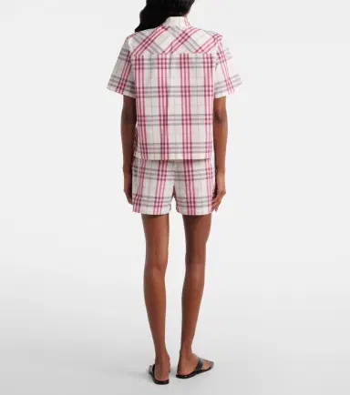 Burberry EKD Check cotton shorts | Thumbnail 3 Burberry EKD Check cotton shorts | Thumbnail 3
