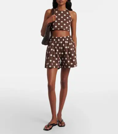ASCENO Zurich polka-dot linen and cotton shorts | Thumbnail 2 ASCENO Zurich polka-dot linen and cotton shorts | Thumbnail 2