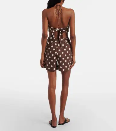 ASCENO Zurich polka-dot linen and cotton shorts | Thumbnail 4 ASCENO Zurich polka-dot linen and cotton shorts | Thumbnail 4