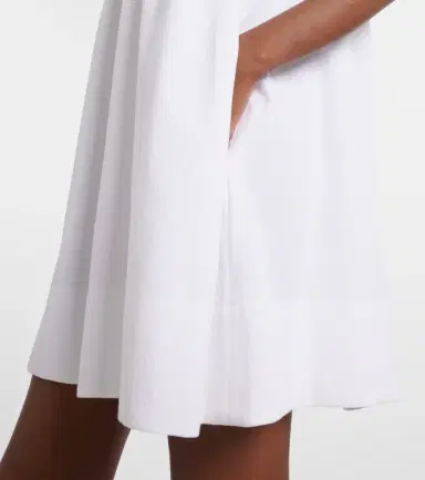 Stella McCartney Embellished cotton crêpon minidress | Thumbnail 2