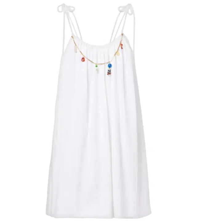 Stella McCartney Embellished cotton crêpon minidress