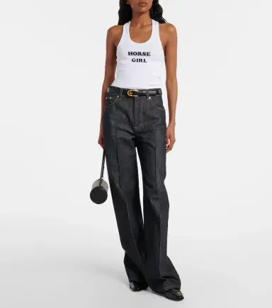 Stella McCartney Printed cotton-blend tank top | Thumbnail 2 Stella McCartney Printed cotton-blend tank top | Thumbnail 2