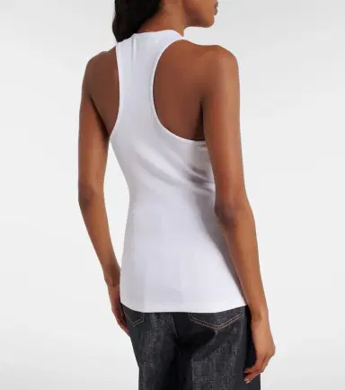 Stella McCartney Printed cotton-blend tank top | Thumbnail 3 Stella McCartney Printed cotton-blend tank top | Thumbnail 3