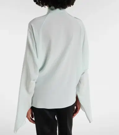Stella McCartney Tie-neck silk blouse | Thumbnail 2 Stella McCartney Tie-neck silk blouse | Thumbnail 2