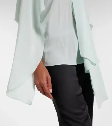 Stella McCartney Tie-neck silk blouse | Thumbnail 6 Stella McCartney Tie-neck silk blouse | Thumbnail 6
