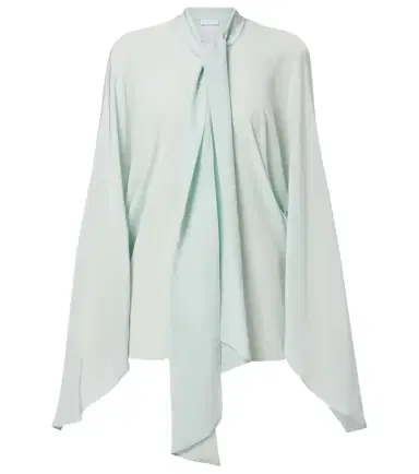 Stella McCartney Tie-neck silk blouse | Thumbnail 1 Stella McCartney Tie-neck silk blouse | Thumbnail 1