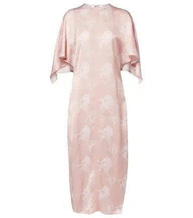 Stella McCartney Printed satin midi dress | Thumbnail 1