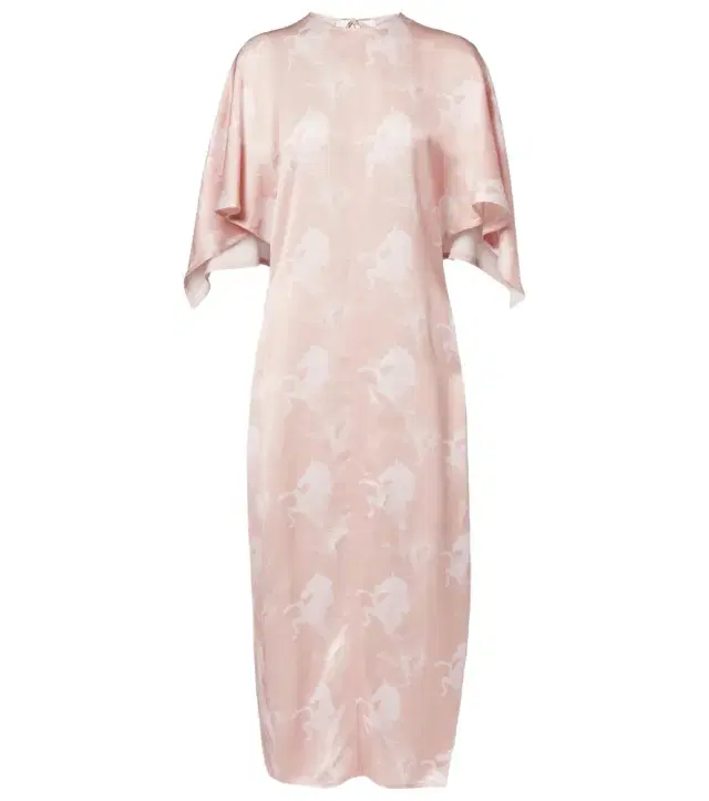 Stella McCartney Printed satin midi dress