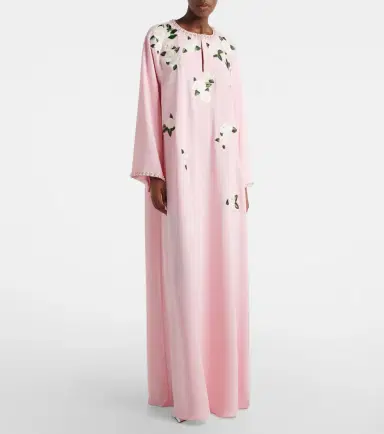 Carolina Herrera Embroidered floral kaftan | Thumbnail 5 Carolina Herrera Embroidered floral kaftan | Thumbnail 5
