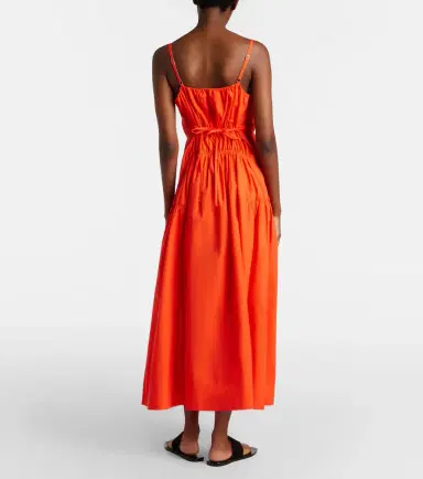 Proenza Schouler White Label Michelyn cotton-blend maxi dress | Thumbnail 3