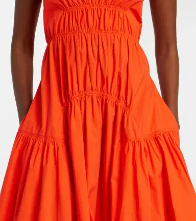 Proenza Schouler White Label Michelyn cotton-blend maxi dress | Thumbnail 6