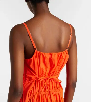 Proenza Schouler White Label Michelyn cotton-blend maxi dress | Thumbnail 7