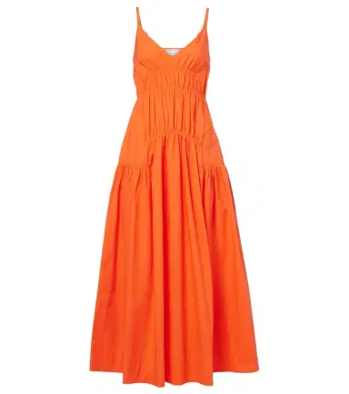 Proenza Schouler White Label Michelyn cotton-blend maxi dress | Thumbnail 1