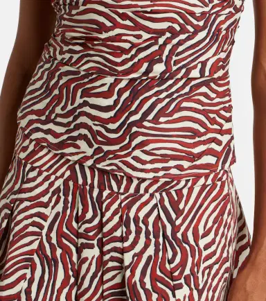 Proenza Schouler White Label Maisy printed cotton-blend tube top | Thumbnail 6
