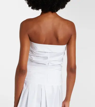 Proenza Schouler White Label Maisy cotton-blend tube top | Thumbnail 2