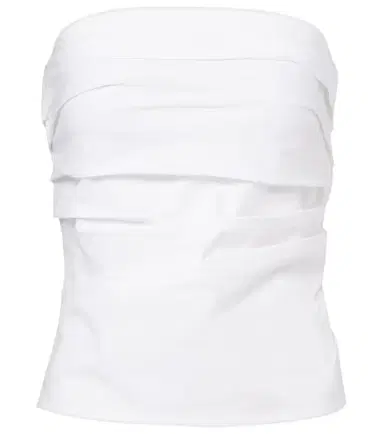 Proenza Schouler White Label Maisy cotton-blend tube top | Thumbnail 1