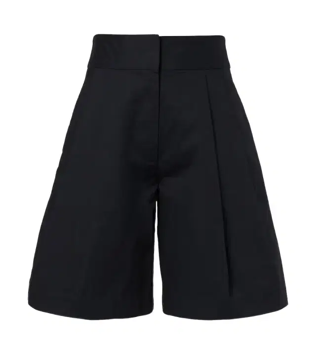 Proenza Schouler White Label Clio cotton-blend Bermuda shorts