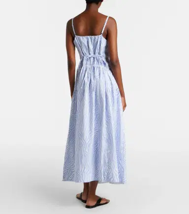 Proenza Schouler White Label Michelyn printed cotton-blend maxi dress | Thumbnail 2 Proenza Schouler White Label Michelyn printed cotton-blend maxi dress | Thumbnail 2