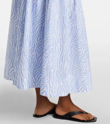 Proenza Schouler White Label Michelyn printed cotton-blend maxi dress | Thumbnail 4 Proenza Schouler White Label Michelyn printed cotton-blend maxi dress | Thumbnail 4