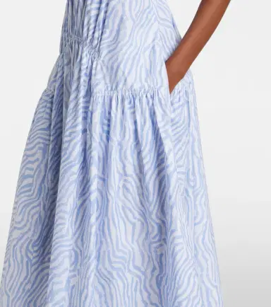 Proenza Schouler White Label Michelyn printed cotton-blend maxi dress | Thumbnail 5 Proenza Schouler White Label Michelyn printed cotton-blend maxi dress | Thumbnail 5
