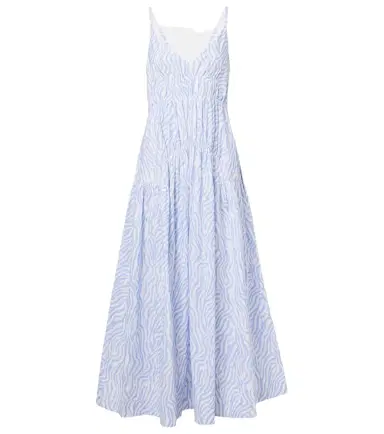 Proenza Schouler White Label Michelyn printed cotton-blend maxi dress | Thumbnail 1 Proenza Schouler White Label Michelyn printed cotton-blend maxi dress | Thumbnail 1