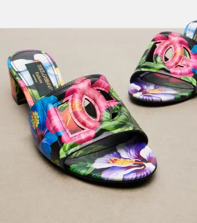 Dolce & Gabbana Karol DG floral mules | Thumbnail 3