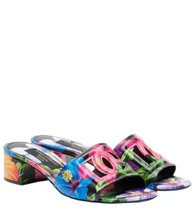 Dolce & Gabbana Karol DG floral mules | Thumbnail 1