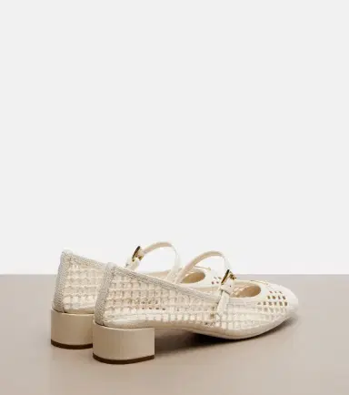 Prada Crochet Mary Jane pumps | Thumbnail 4