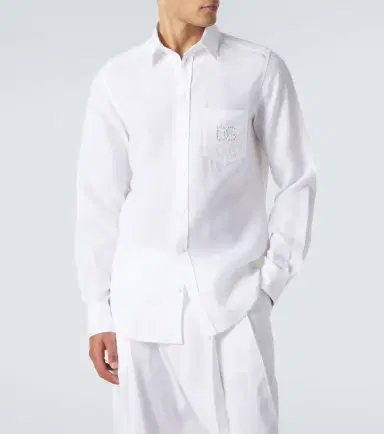 Dolce & Gabbana Embroidered linen shirt | Thumbnail 2