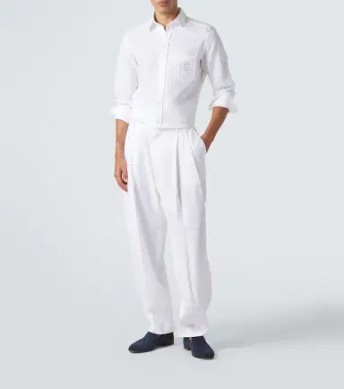 Dolce & Gabbana Embroidered linen shirt | Thumbnail 5
