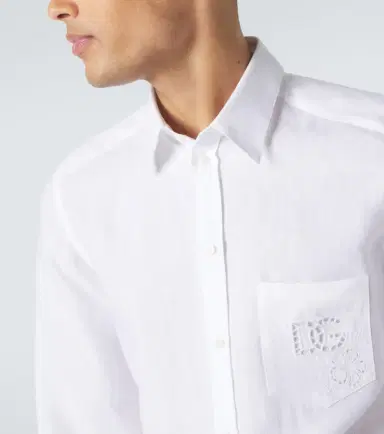 Dolce & Gabbana Embroidered linen shirt | Thumbnail 7