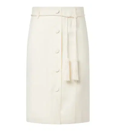 Posse Elspeth belted wool midi skirt | Thumbnail 1