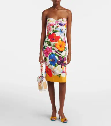 Dolce & Gabbana Leather-trimmed raffia bucket bag | Thumbnail 6 Dolce & Gabbana Leather-trimmed raffia bucket bag | Thumbnail 6